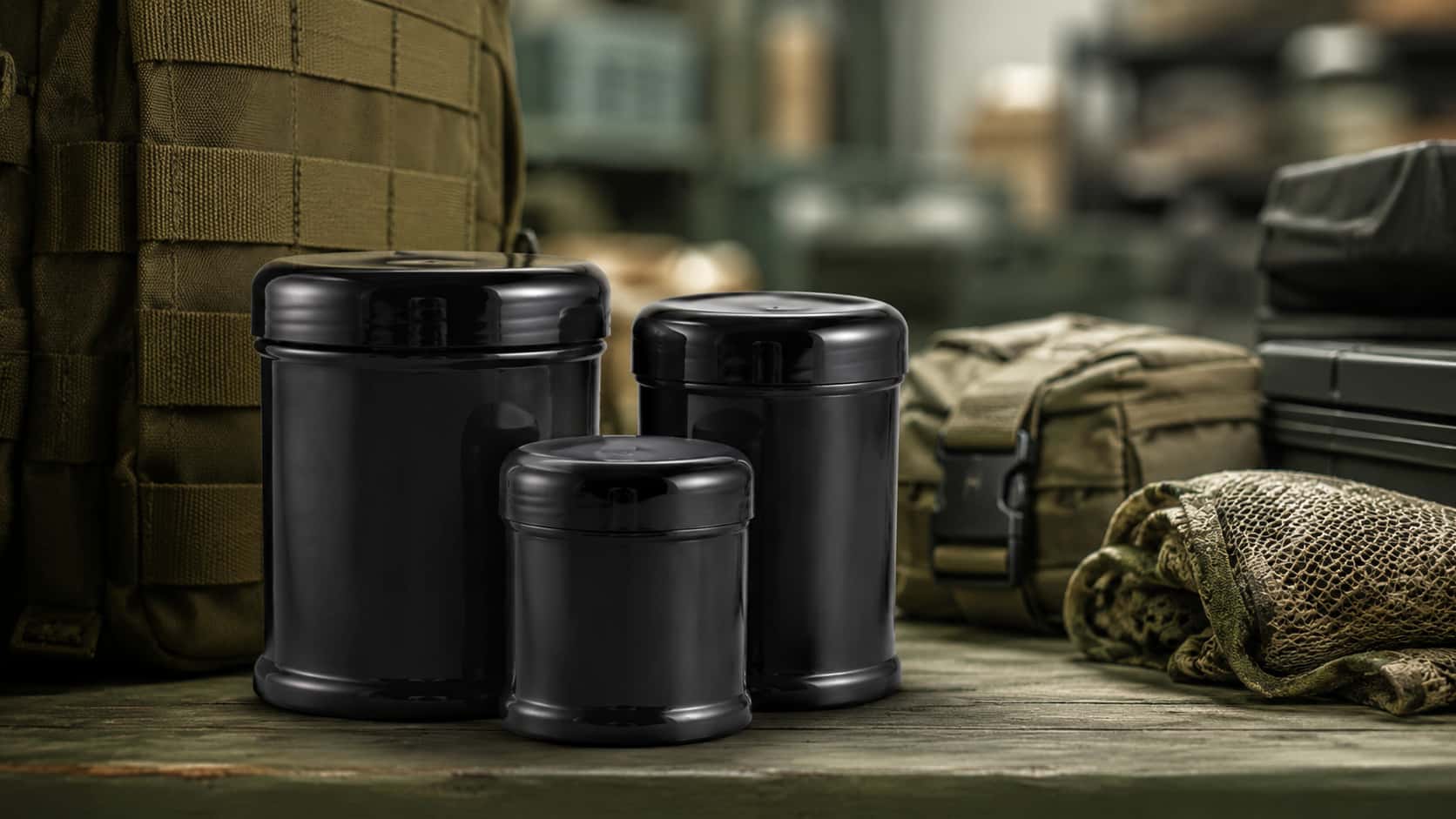 Fornecedor de potes para kits militares: como escolher sem erro