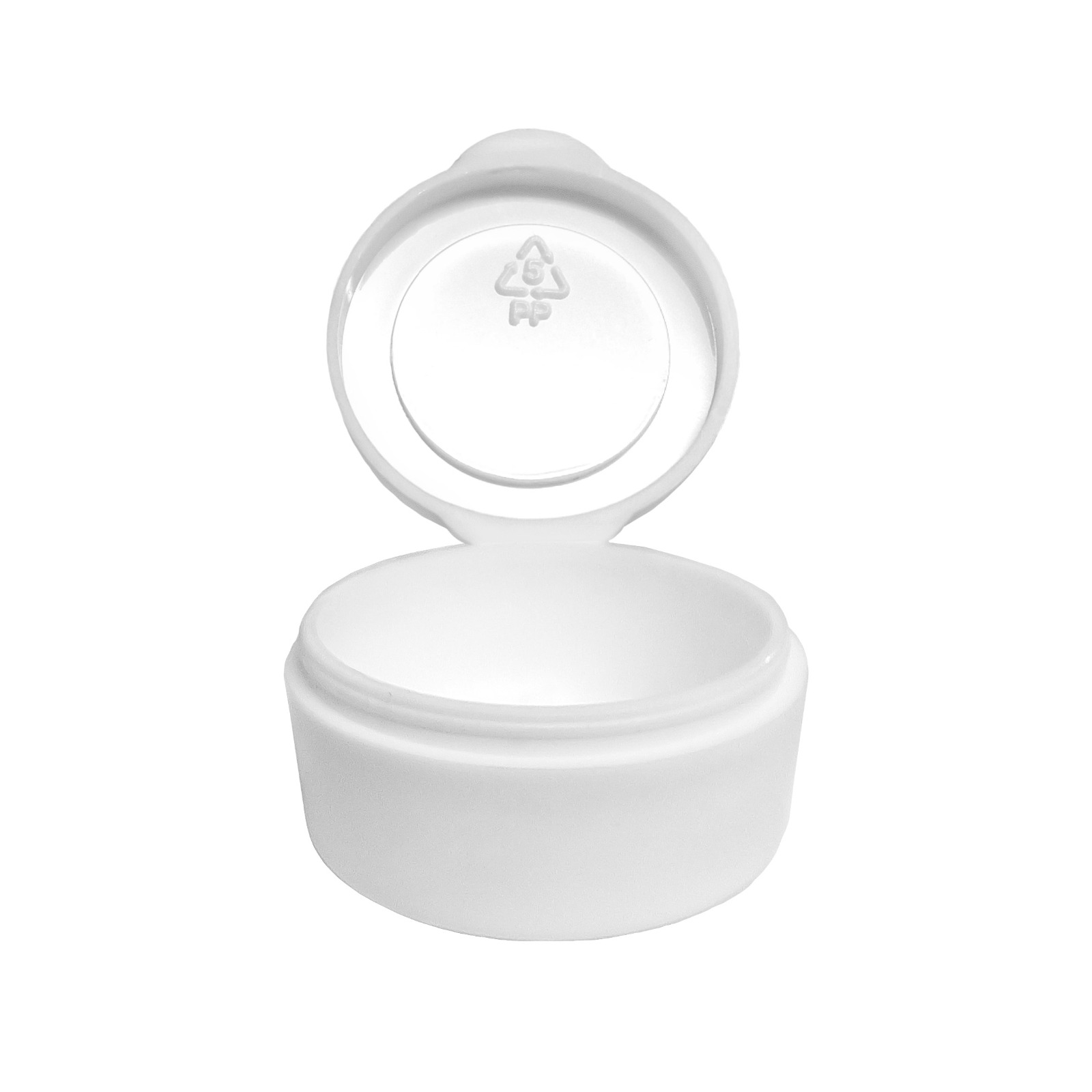 Pote Flip Top 3ml - Kit 100 Unidades com Tampa Articulada