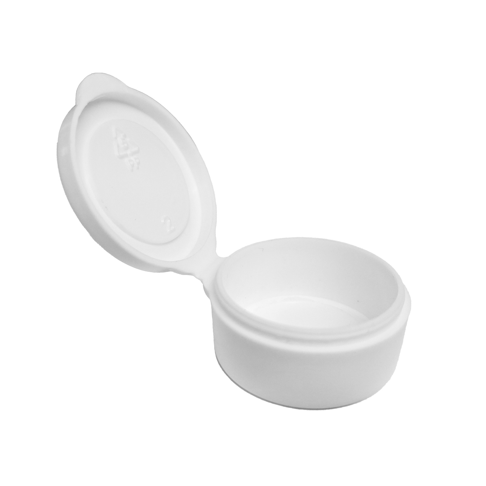Pote Flip Top 3ml - Kit 100 Unidades com Tampa Articulada