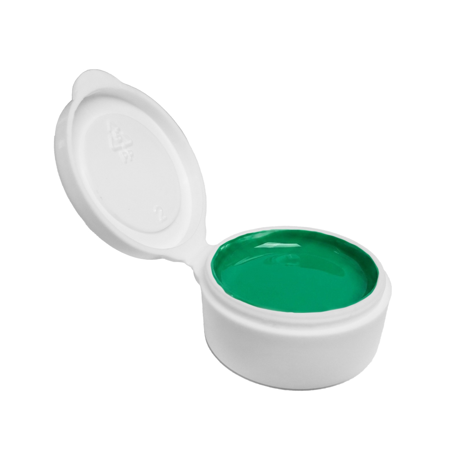 Pote Flip Top 3ml - Kit 100 Unidades com Tampa Articulada