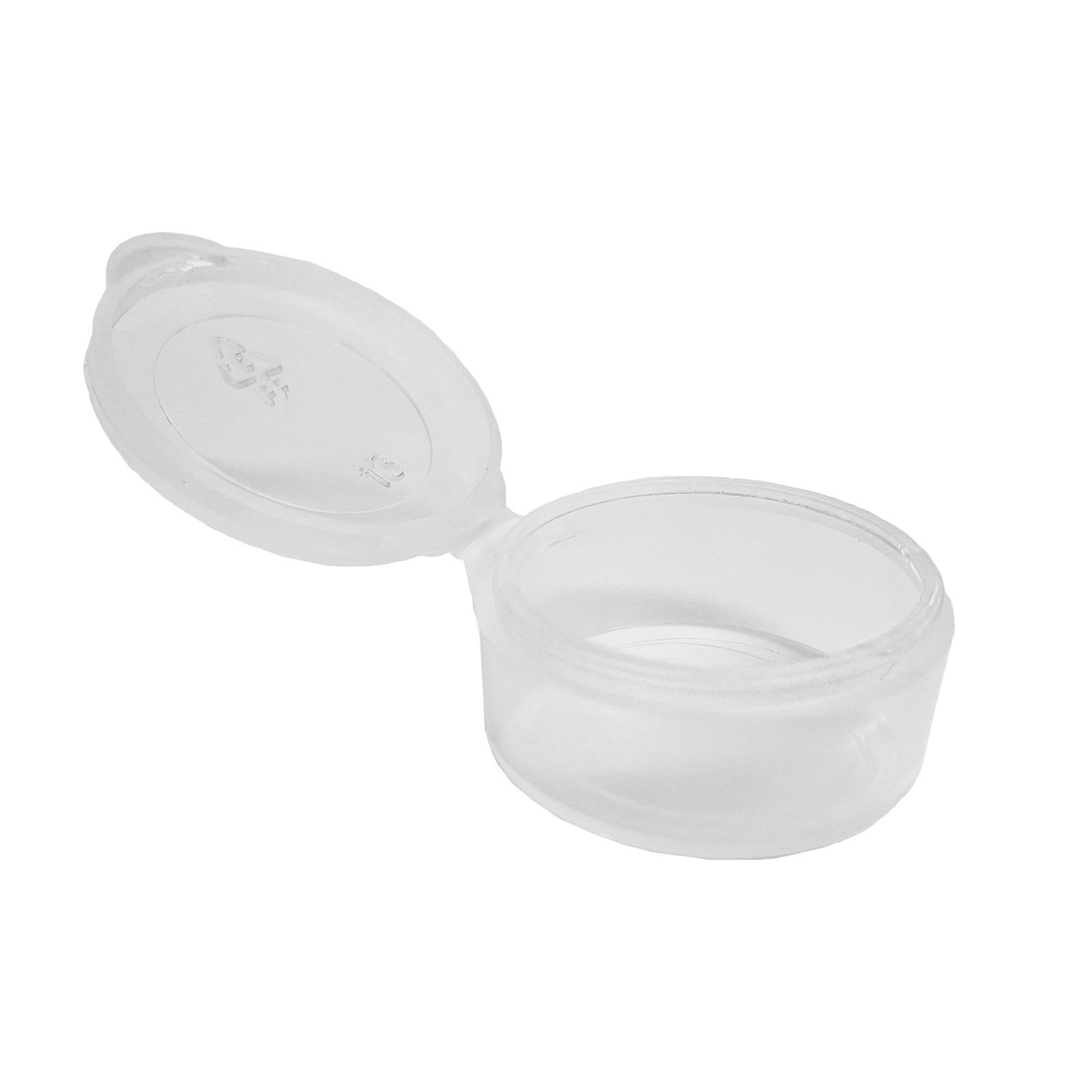 Pote Flip Top 3ml - Kit 100 Unidades com Tampa Articulada