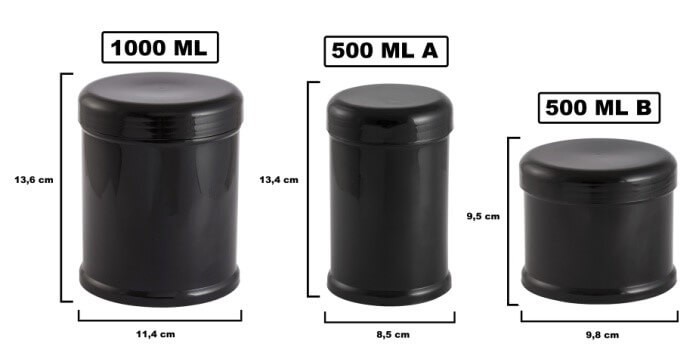 Potes Militares de 350ml/500ml/1000ml - Alta Qualidade